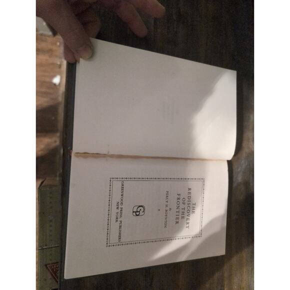 The Rediscovery of the Frontier by Percy H. Boynton, 1968‎ Hardcover, Literature - Picture 5 of 6